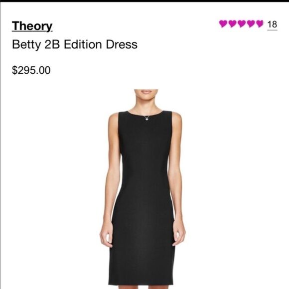 Theory Slate Blue Betty 2B Sheath Dress - Picture 1 of 8
